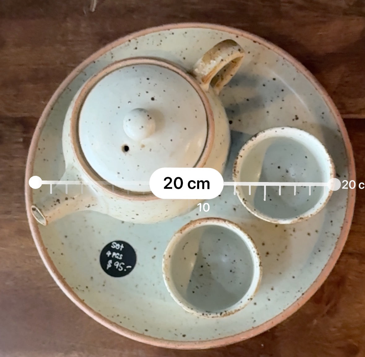 Natural Speckle Tea Set Sai Pottery
