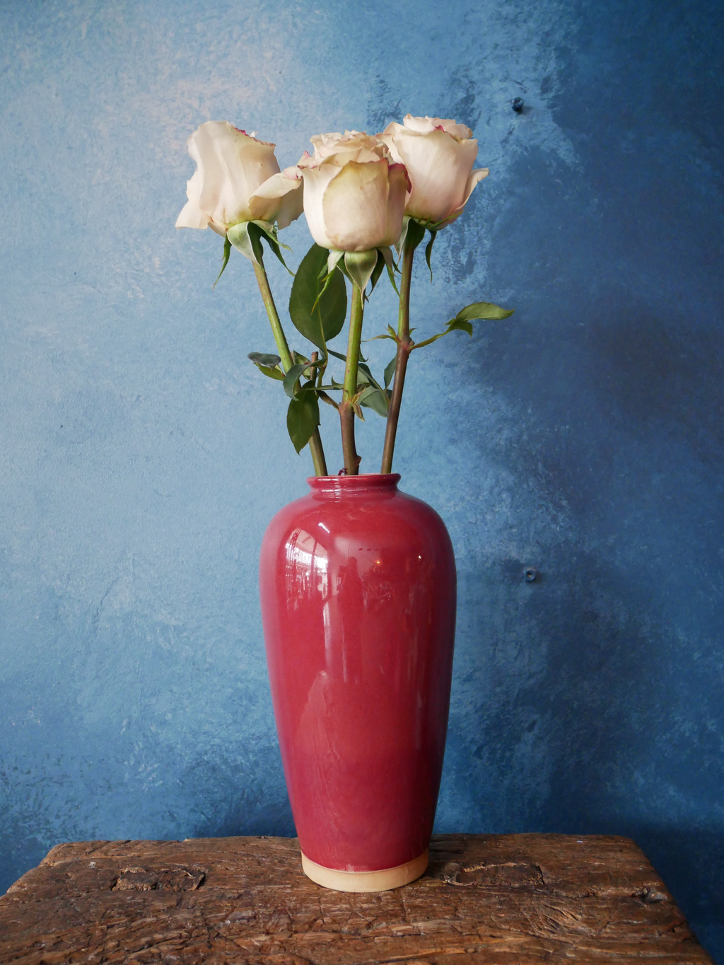 Copper Red Vase - III