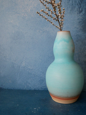 Turquoise Sky Vase - Nam Tao - VIII
