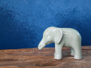 Green celadon Elephant - III