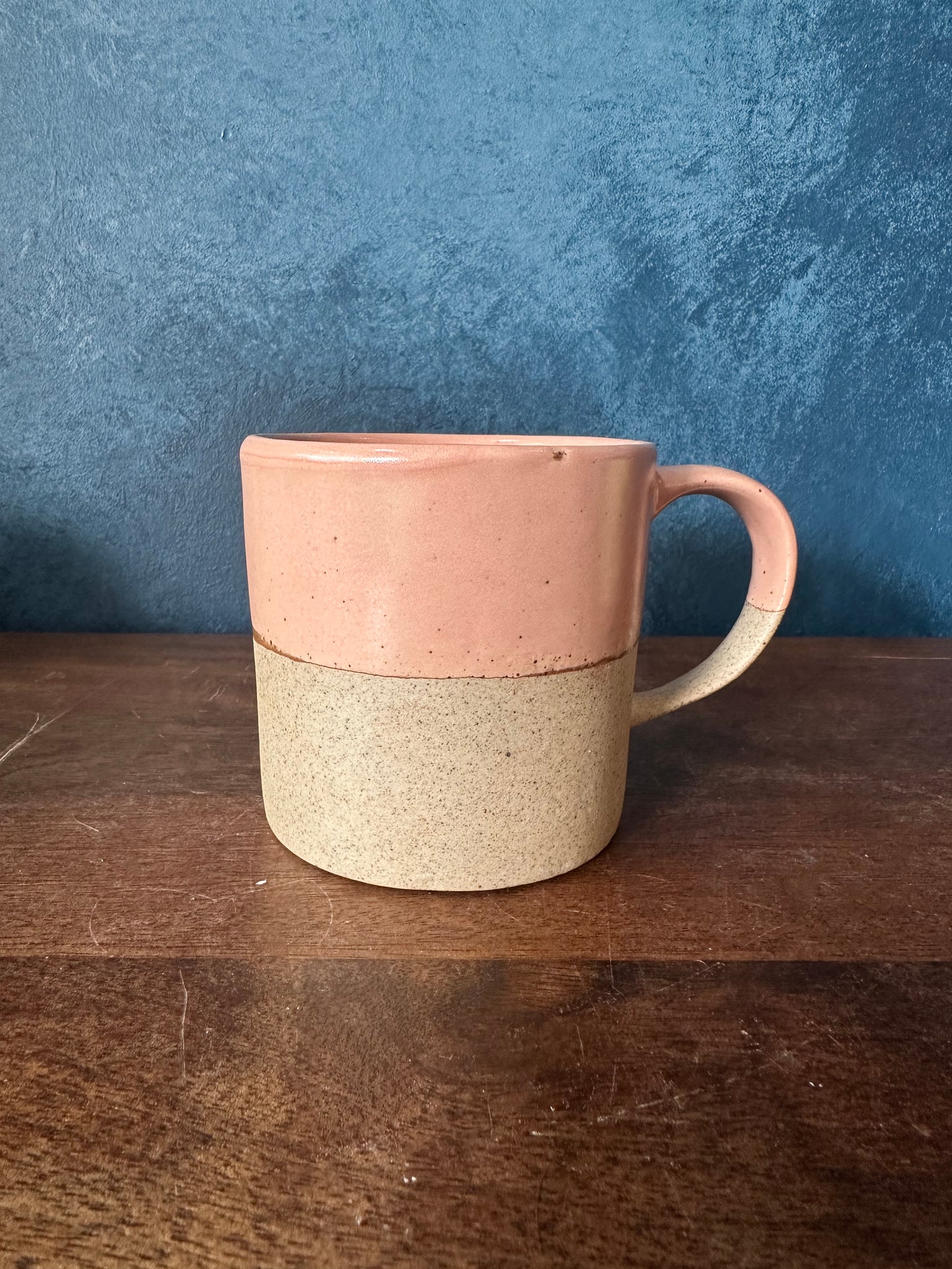 Matte- Speckled Coffee cup with spoon