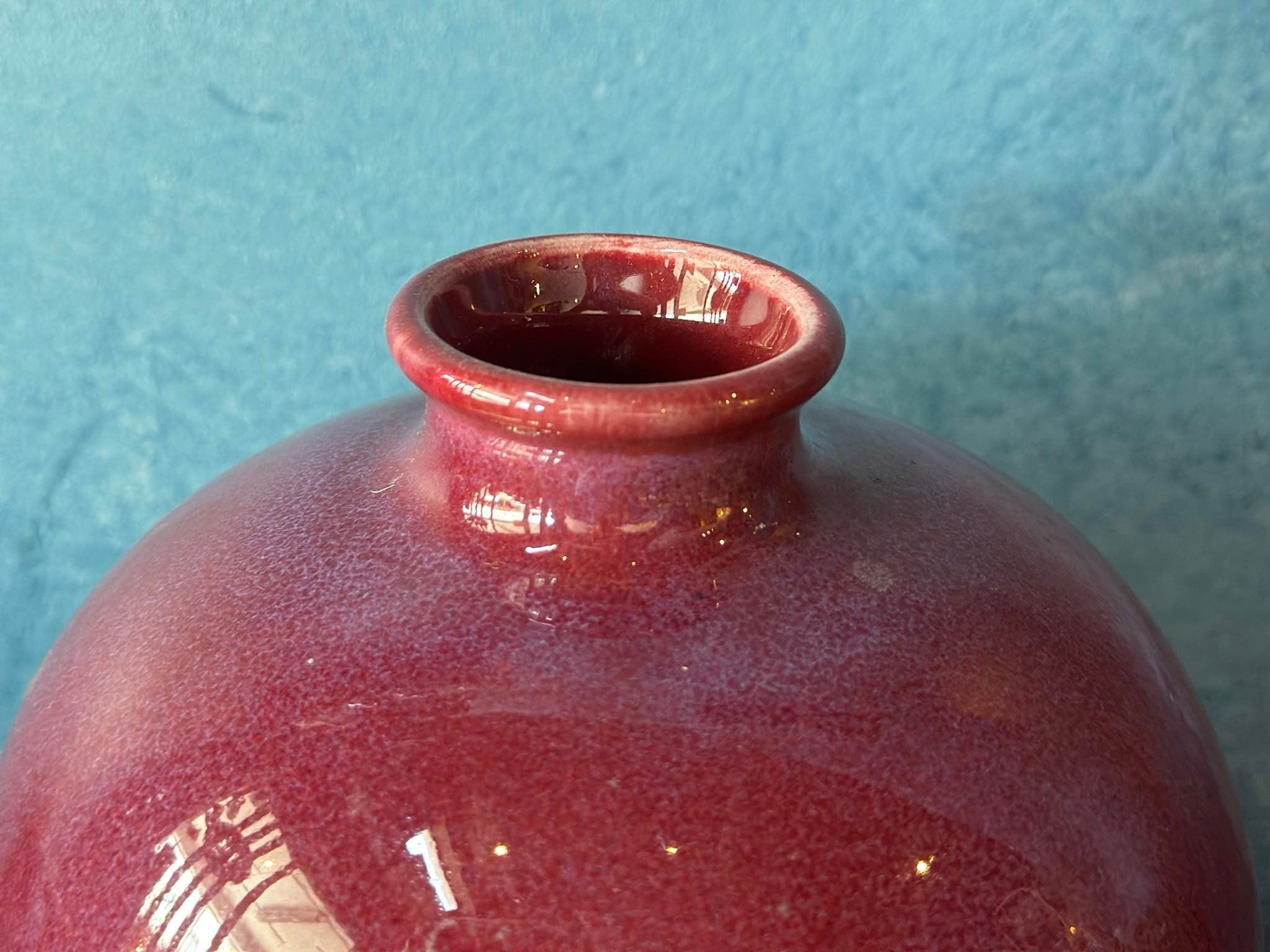 Copper Red Vase IX