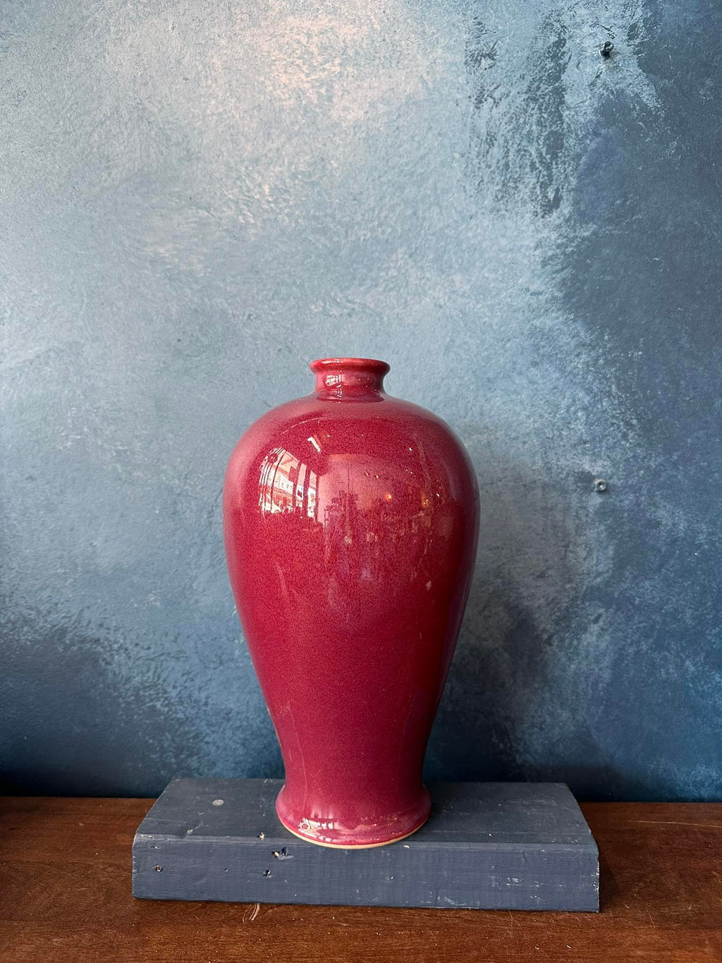 Copper Red Vase IX