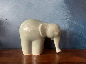 Peaceful Elephant - Green Celadon