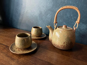 Earthy Textured Tea Set