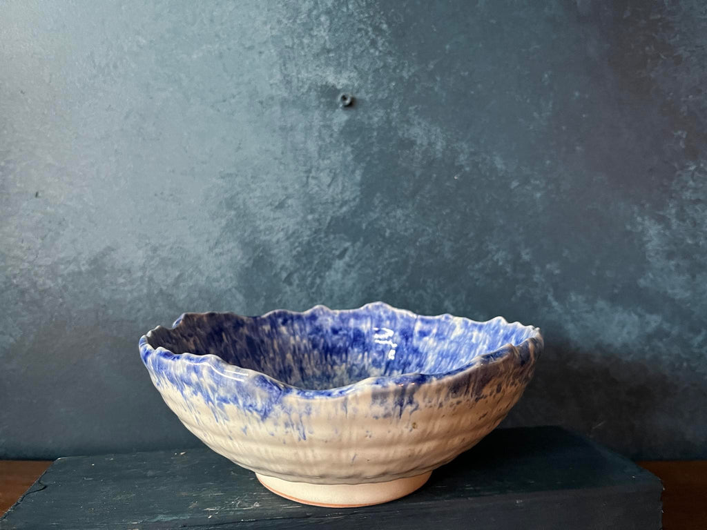 Blue Coral Freeform Bowl