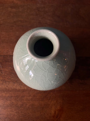 Elegant Green Celadon Vase no.10