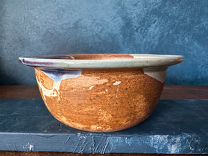 Indigo clay Bowl,Rustic