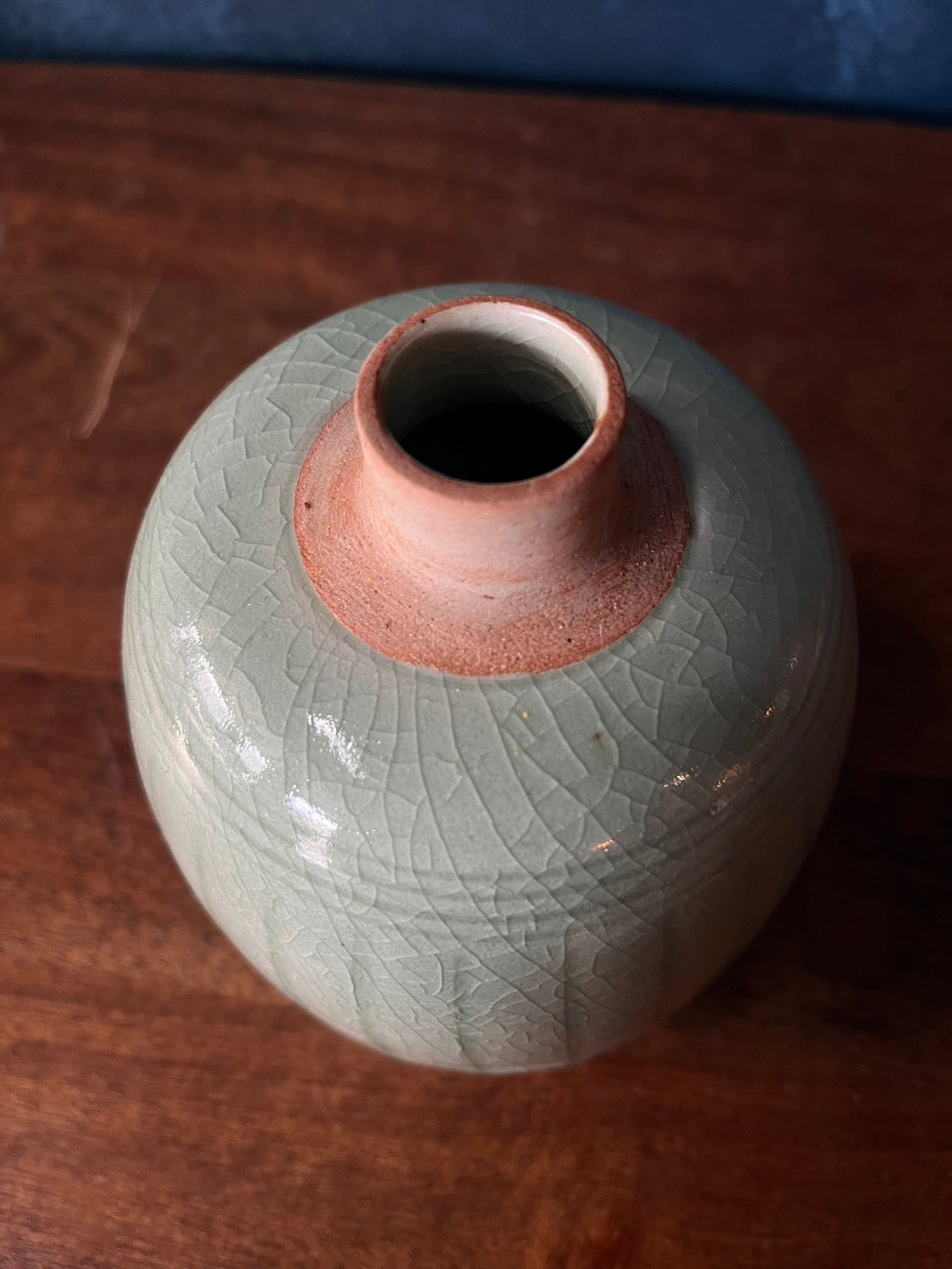 Elegant Green Celadon Vase no.9