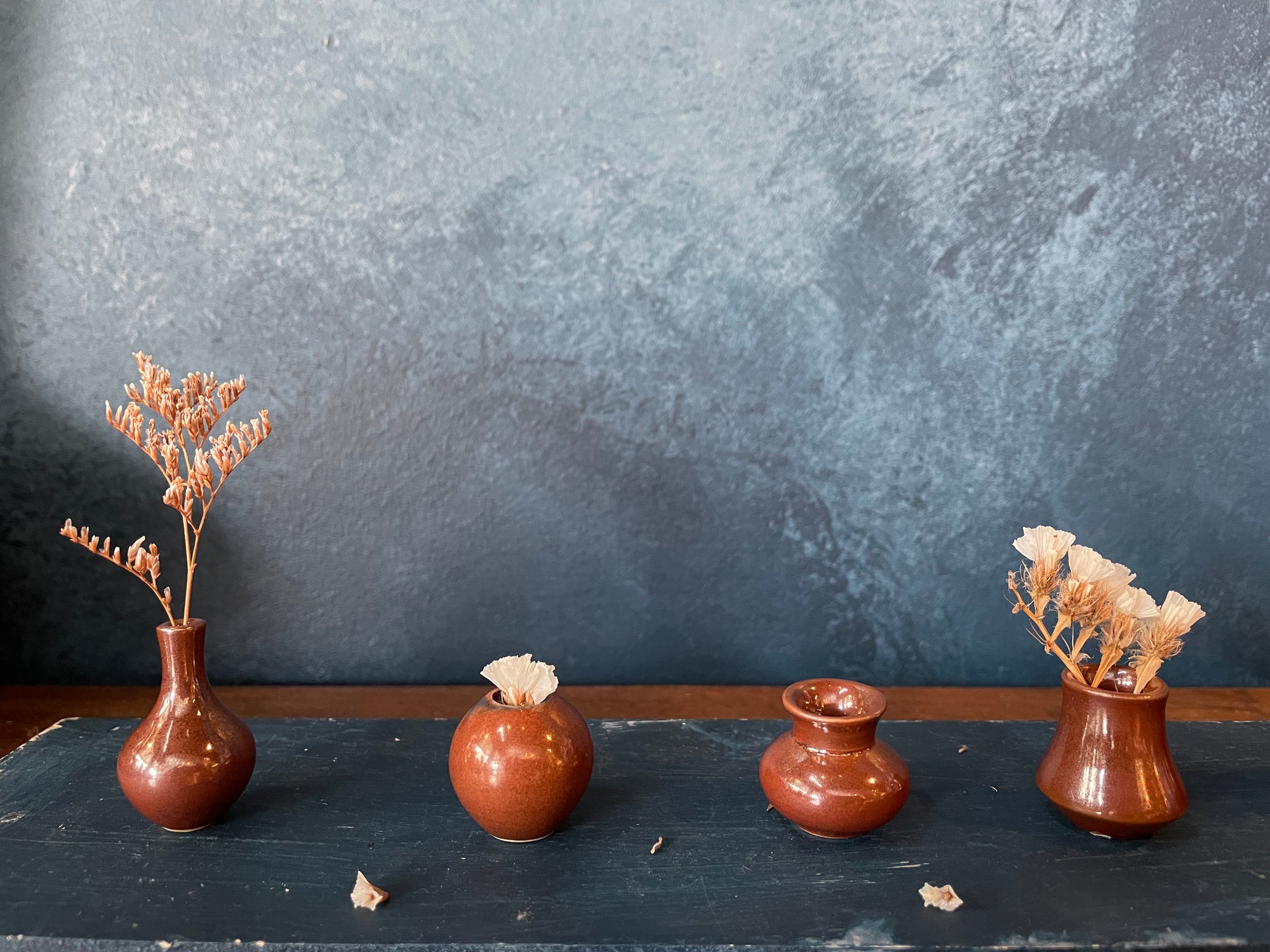 Handmade Miniature Vase (1H-8H) Cinnamon