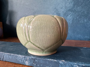 Green Celadon  lotus vase