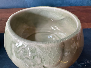 Celadon Orchid Bowl