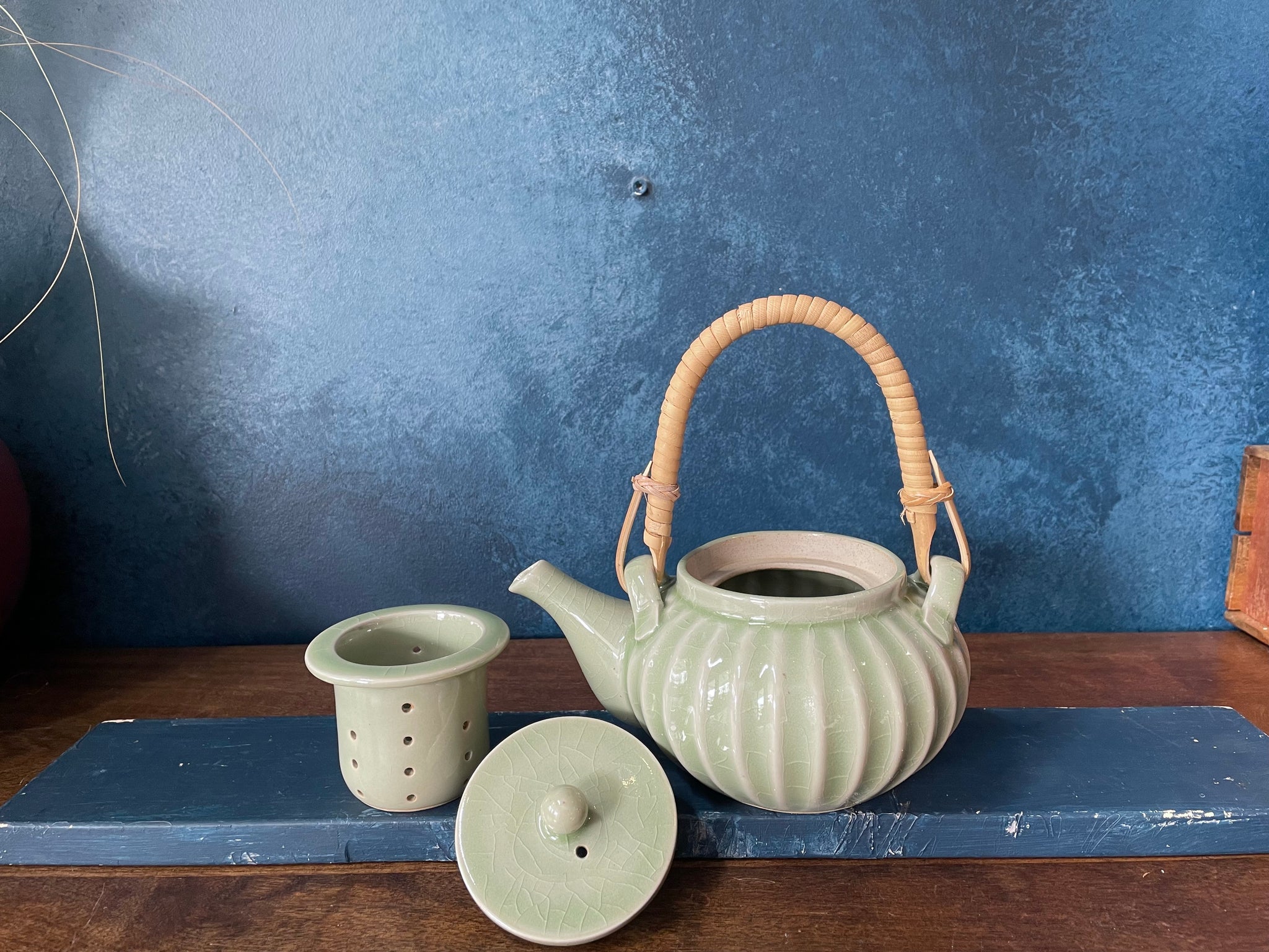 Light Green  Celadon Tea Pot