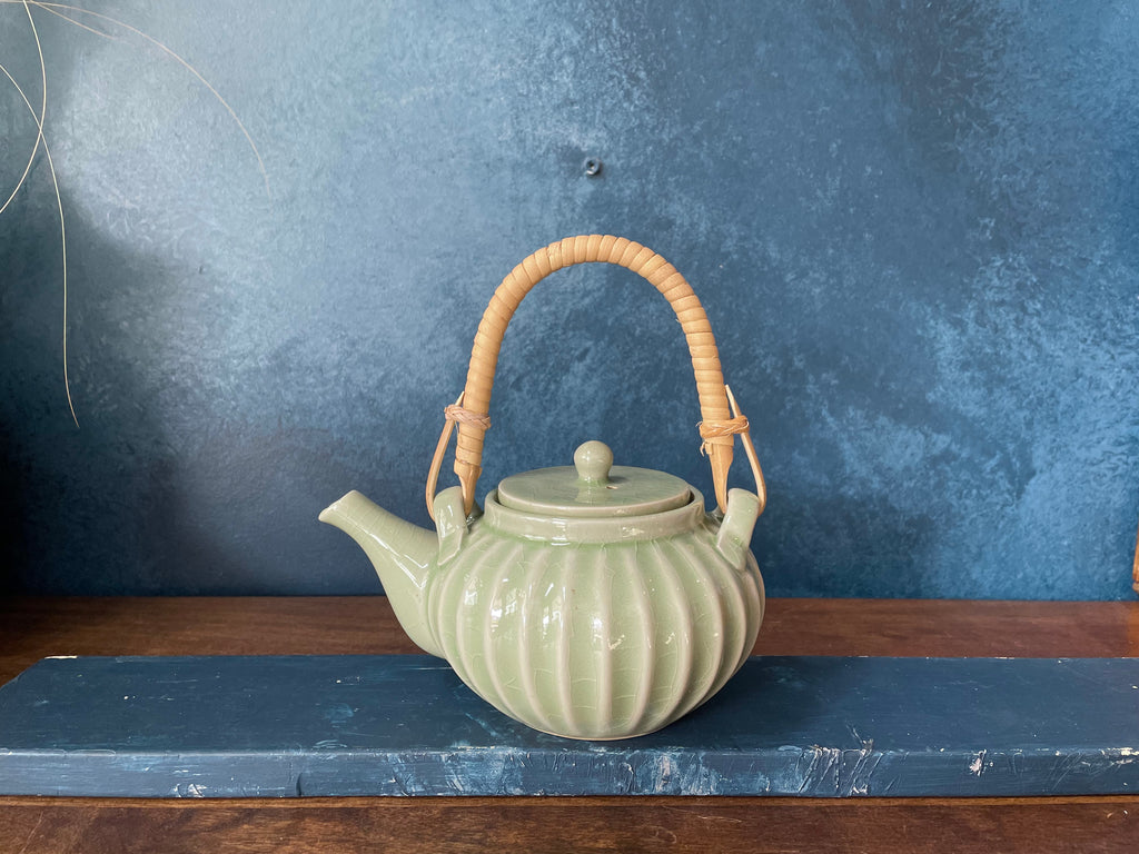 Light Green  Celadon Tea Pot