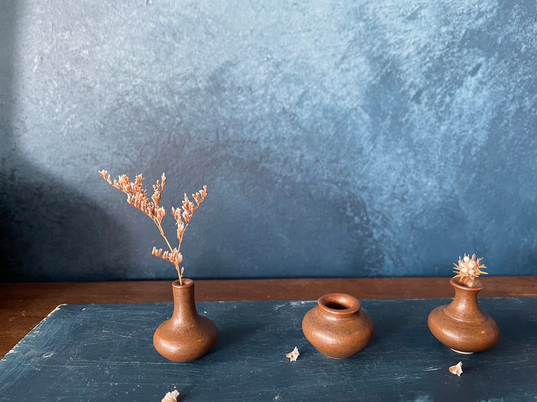 Handmade Miniature Vase (1D-7D) Caramel
