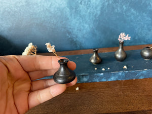 Handmade Miniature Vase (1E-5E) Charcoal