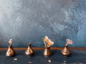 Handmade Miniature Vase (1G-8G) Dark gold