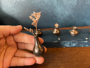 Handmade Miniature Vase (1G-8G) Dark gold