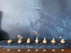 Handmade Miniature Vase (1B-7B) Natural