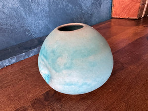 Turquoise Vase | Earthy Details | Matte