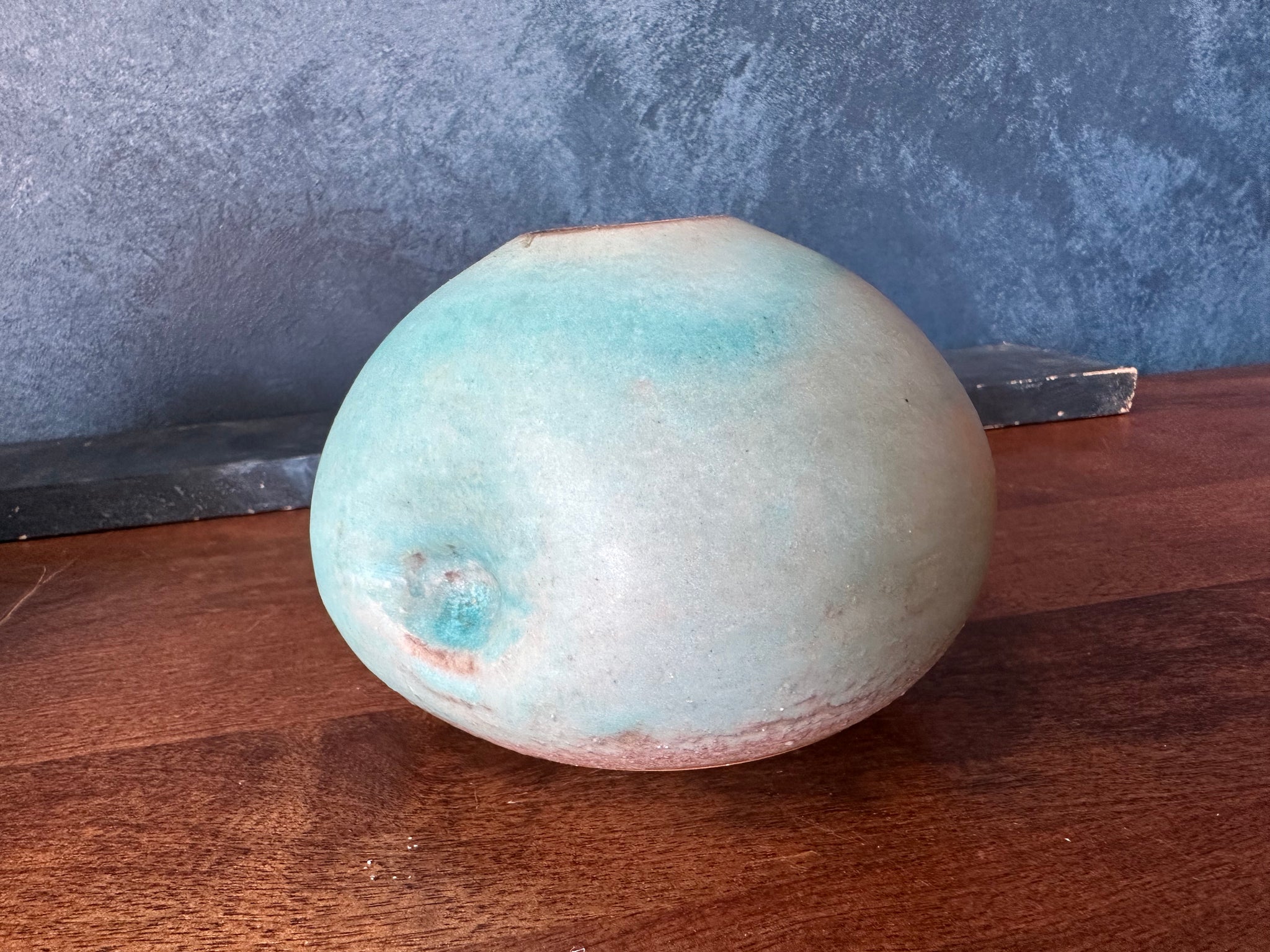 Turquoise Vase | Earthy Details | Matte