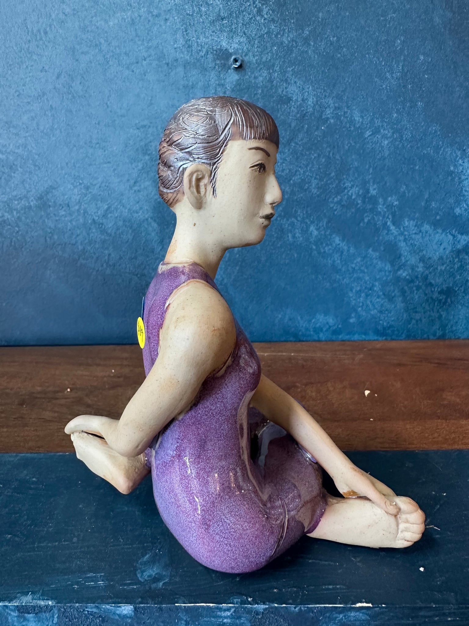 Yoga Girl Figure l Kinyo Glazed
