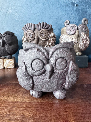 Owls Family Planter