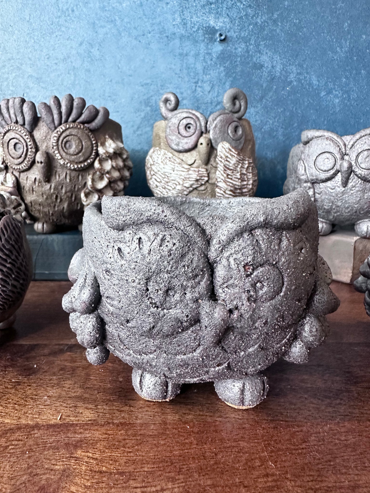 Owls Family Planter