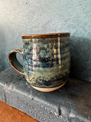 Deep Blue Jug / Cup | Earthy Details | Glazed