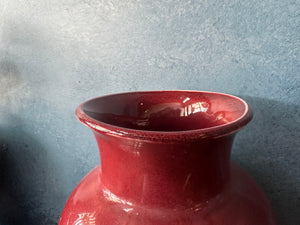 Copper Red Vase - 36 cm