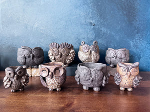 Owls Family Planter