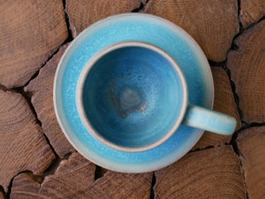 Turquoise Sky Coffee Cup - III