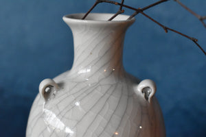 Ivory Crackled Vase