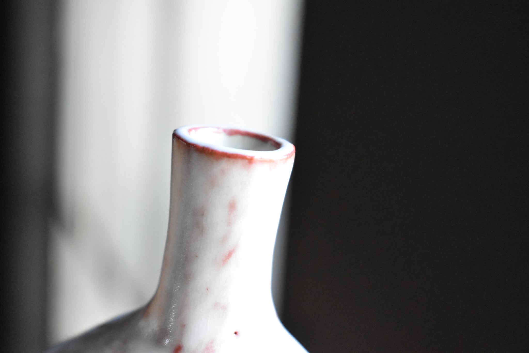 Shiny Pastel Rouge Vase