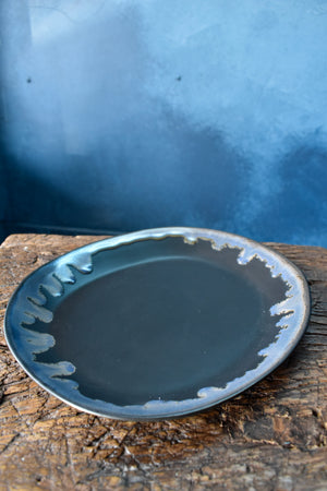 Pearl Drip Charcoal Plate