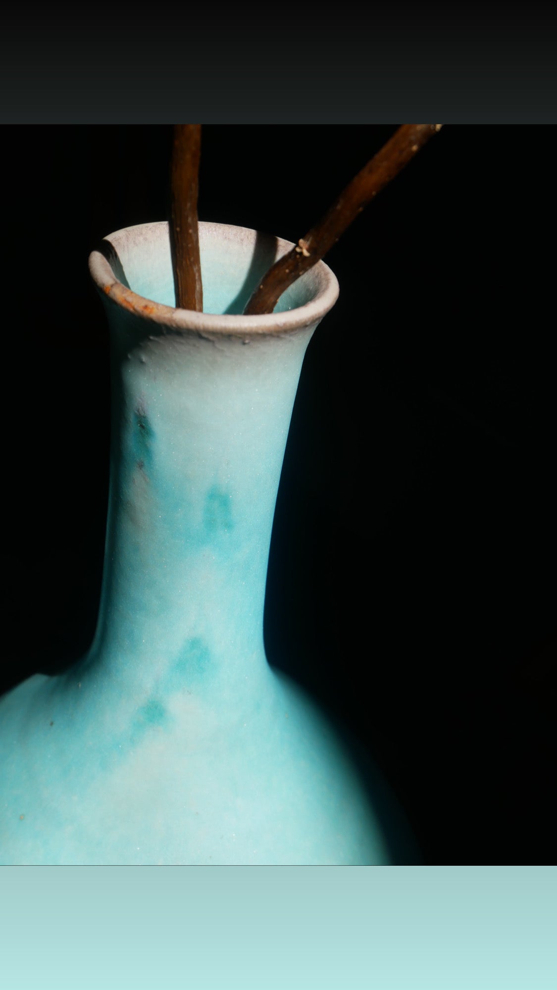 Turquoise Sky Vase - II