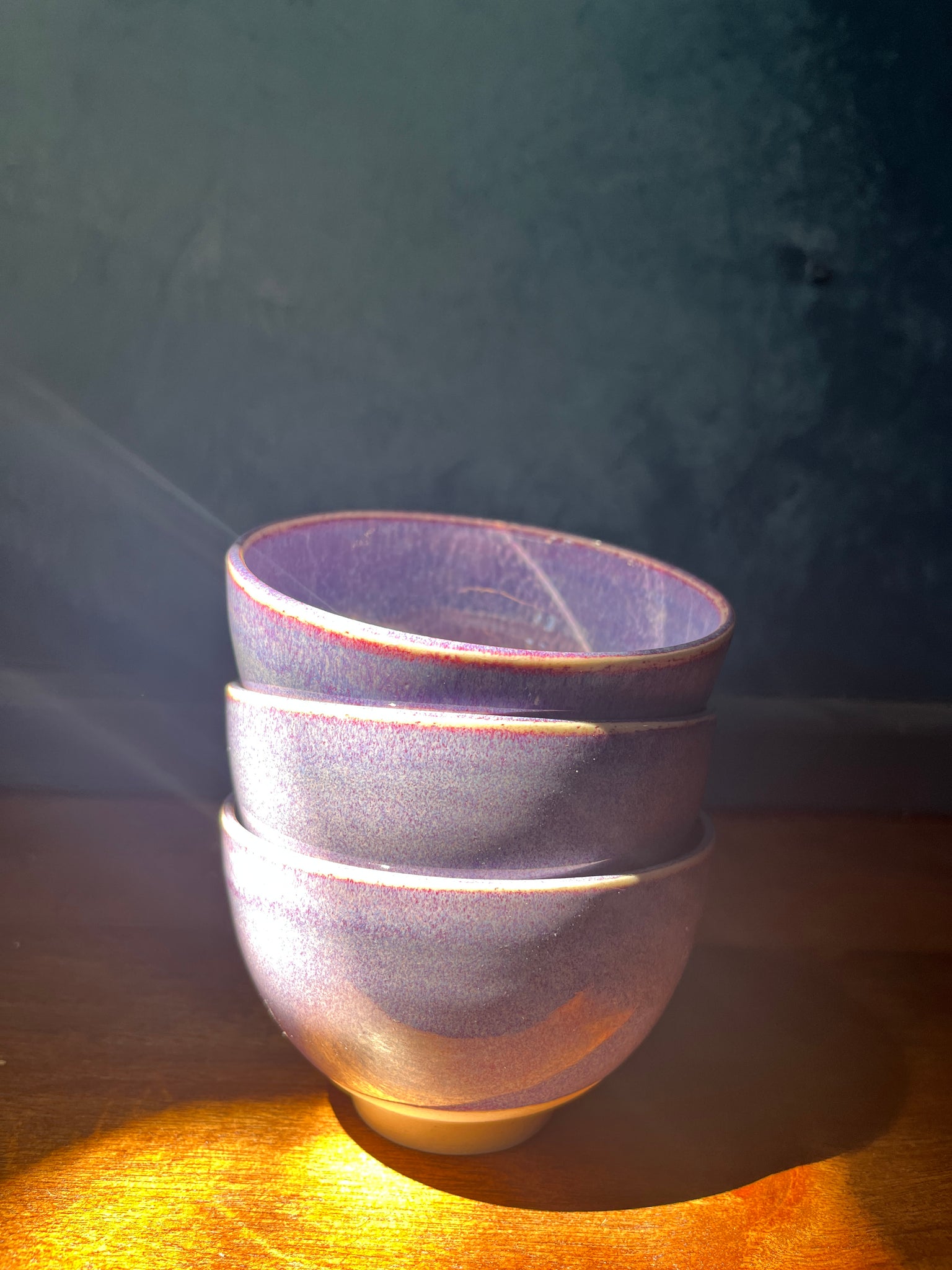 Light Purple Kinyo glazed Small bowl