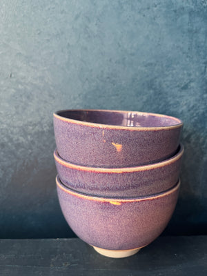 Light Purple Kinyo glazed Small bowl