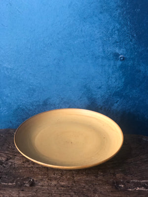 Flax Yellow Plate