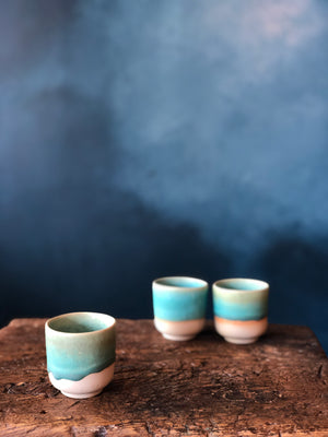 Tiny Espresso Cup, Turquoise