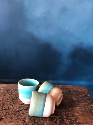 Tiny Espresso Cup, Turquoise