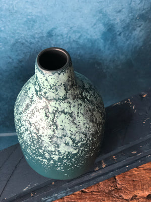 Peacock Speckle Vase