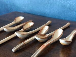 Very Matte Spoons, Red clay, Handmade