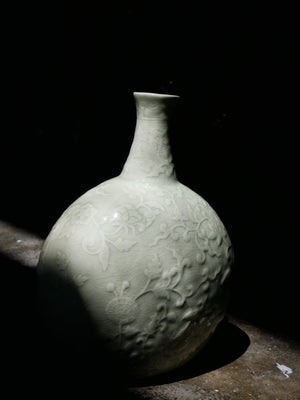 Green Celadon Vase - V