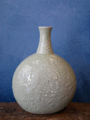 Green Celadon Vase - V