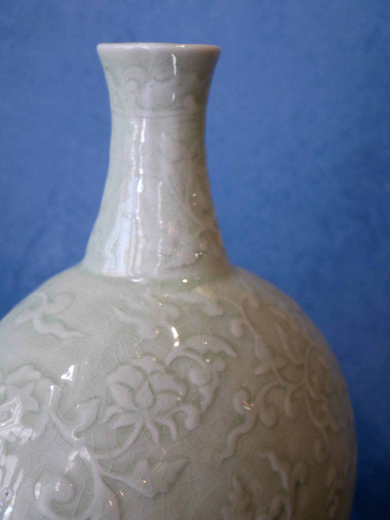 Green Celadon Vase - V