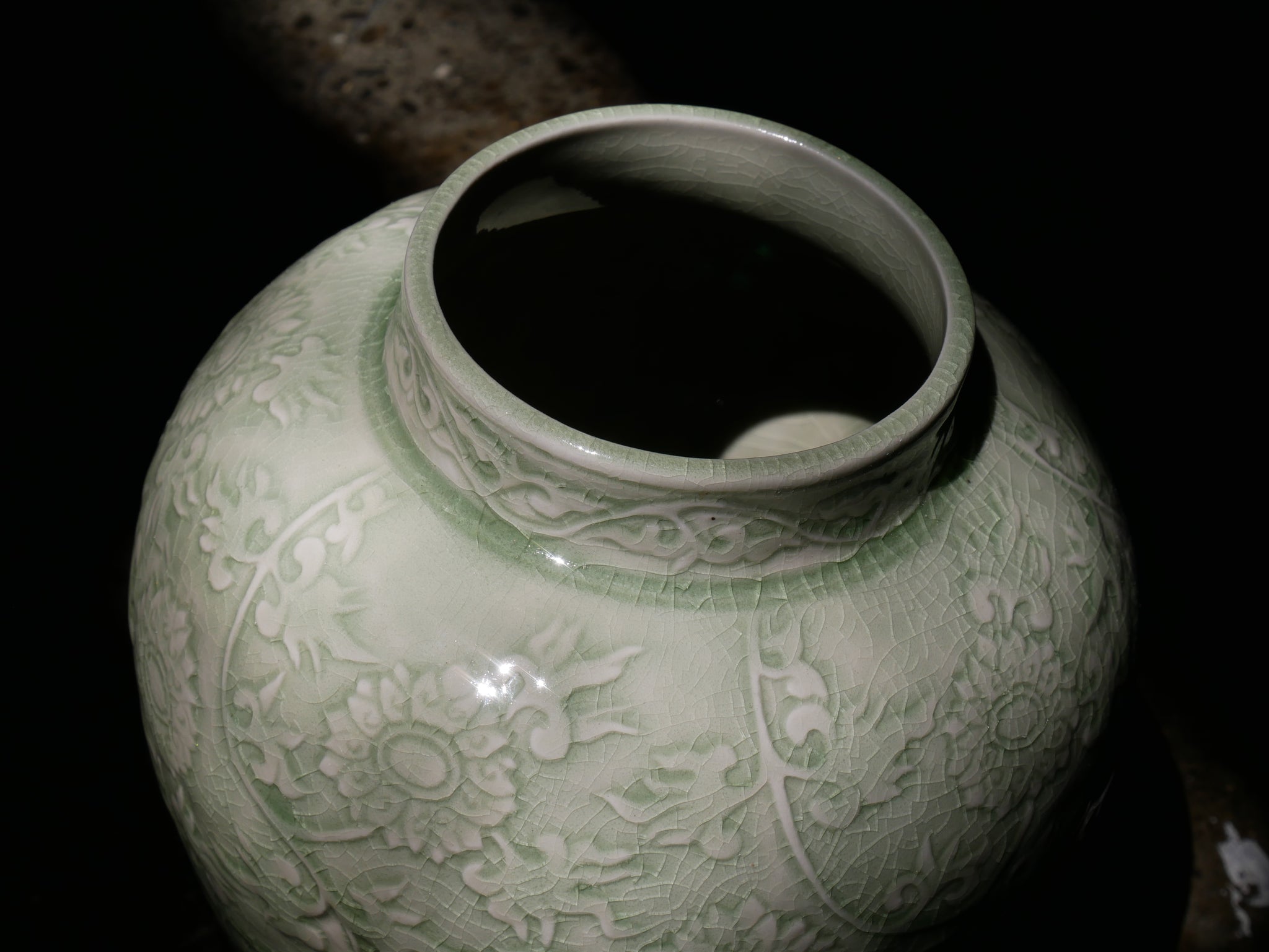 Green Celadon Vase -  IV