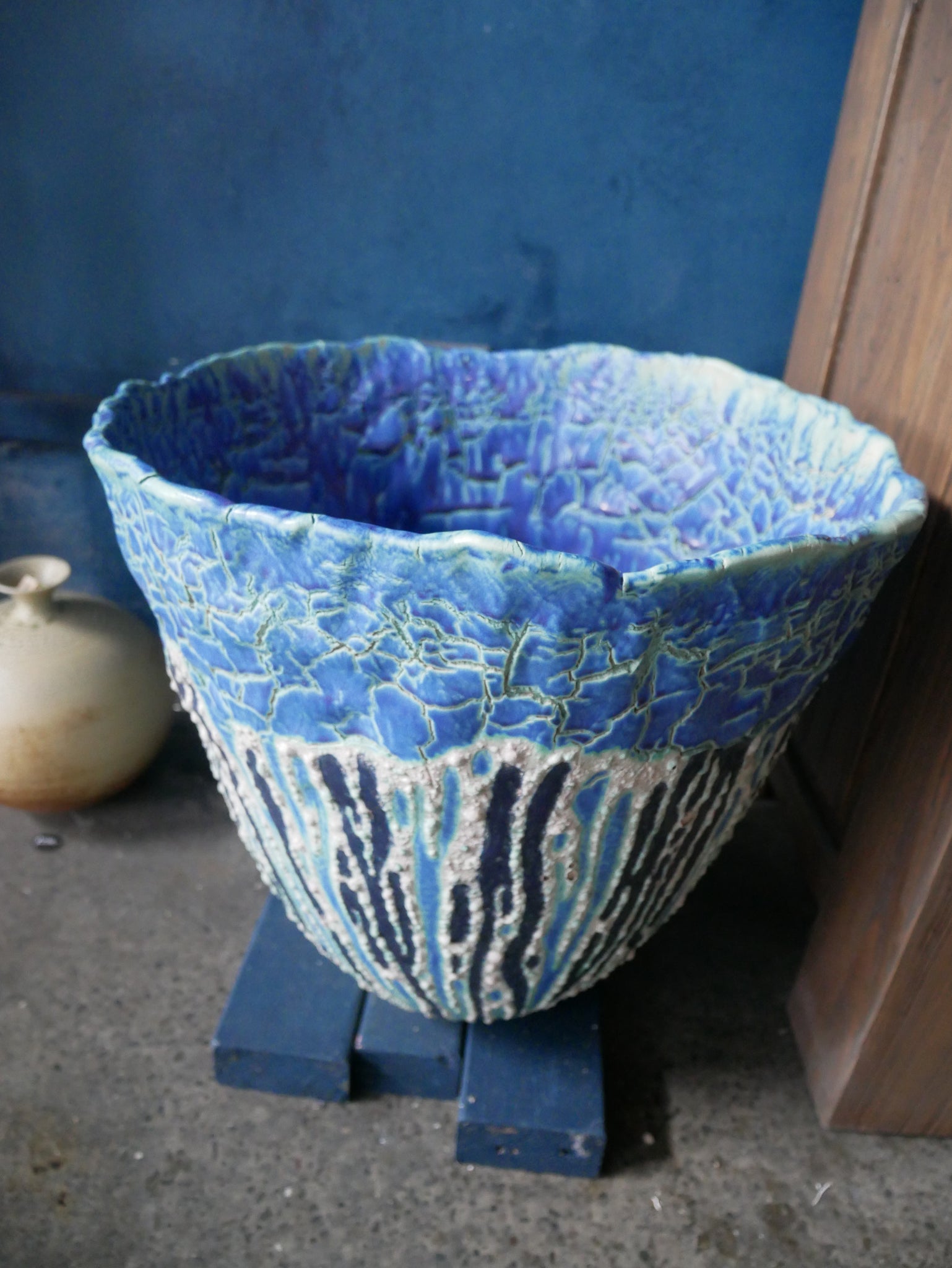 Blue Moon Supersized Vase