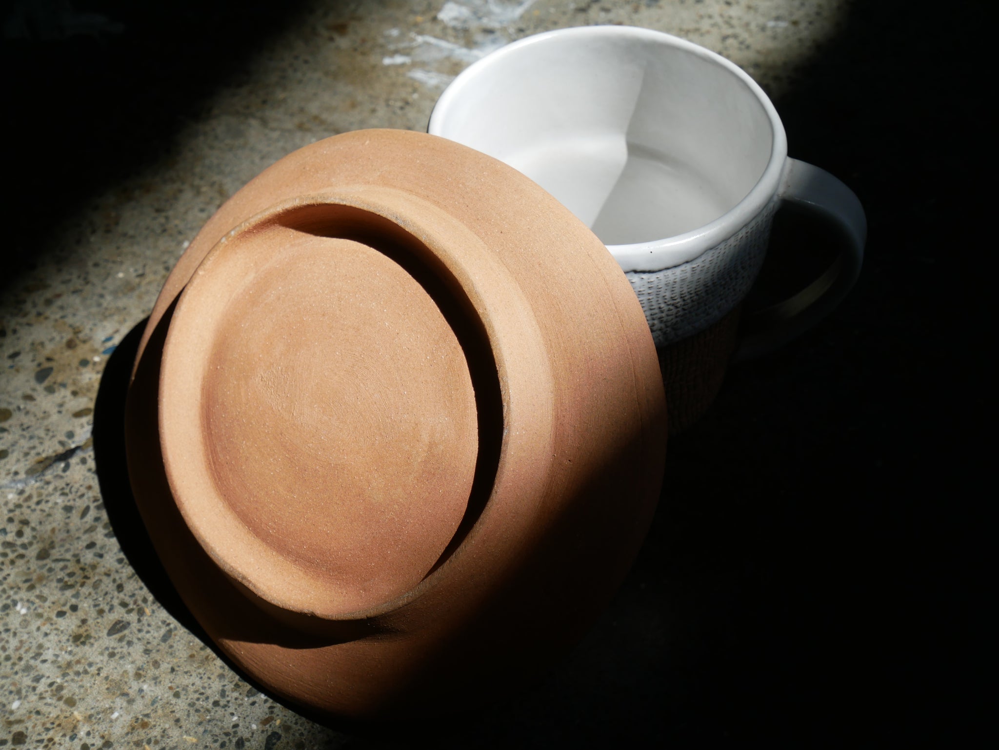 Textured Earthy Clay Espresso Set
