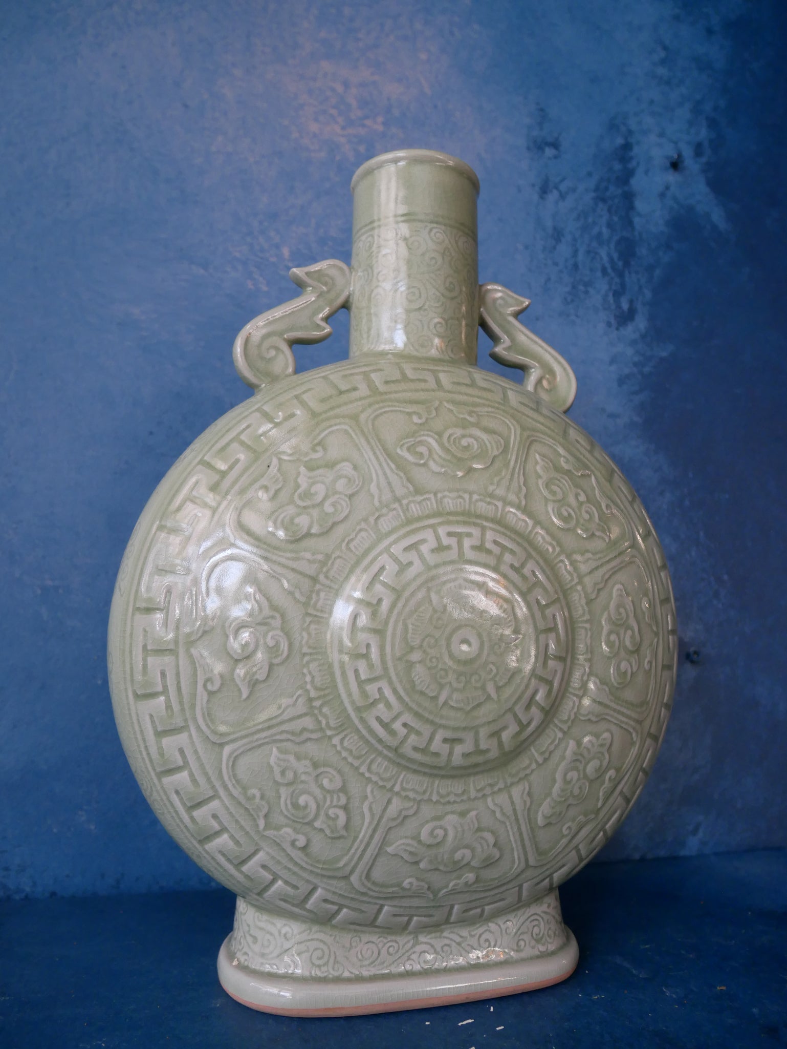 Green Celadon Vase - III